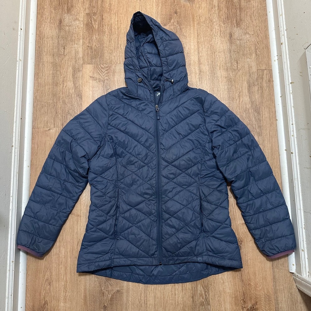 ZeroXposur | Woman's Infinity Blue Hooded Quilted Puffer Jacket, Size L